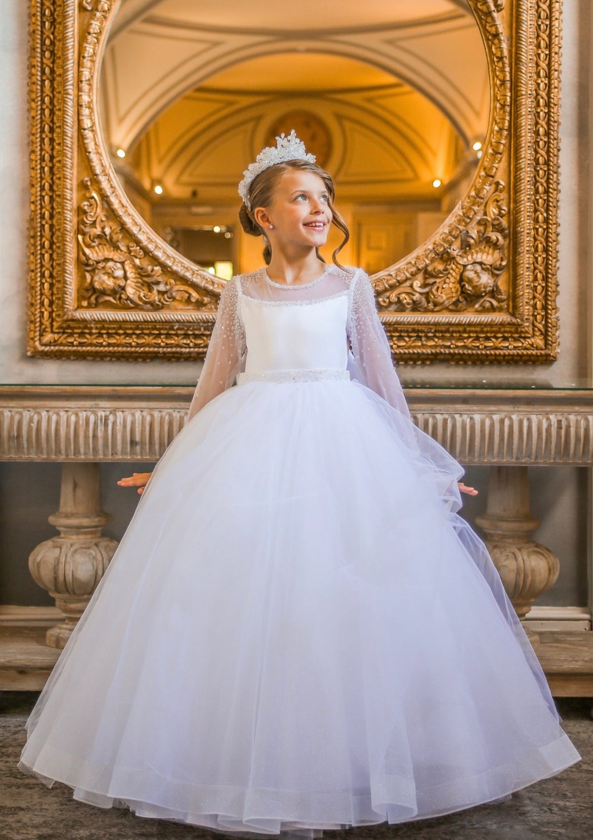 Crystal & Pearl Karolina Communion Dress