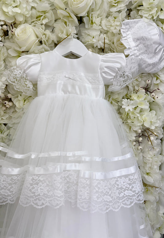 Millie Grace Matilda Christening Gown & Bonnet