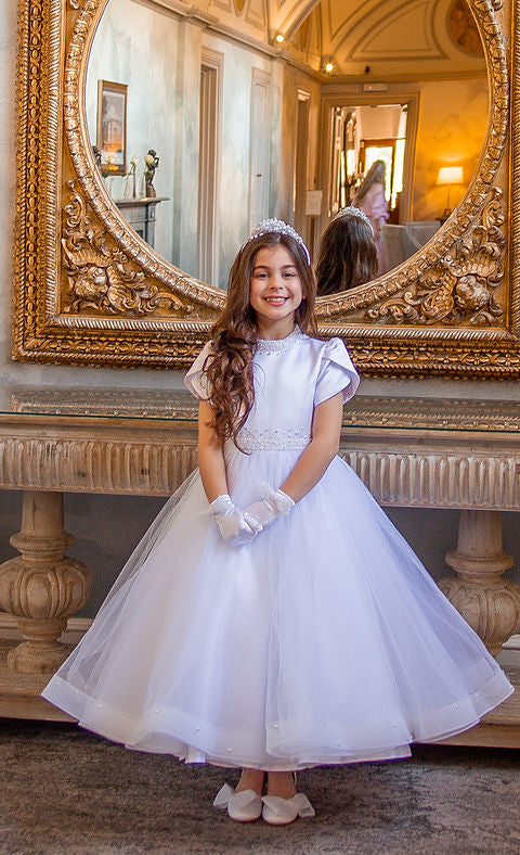 Crystal & Pearl Odessa Communion Dress