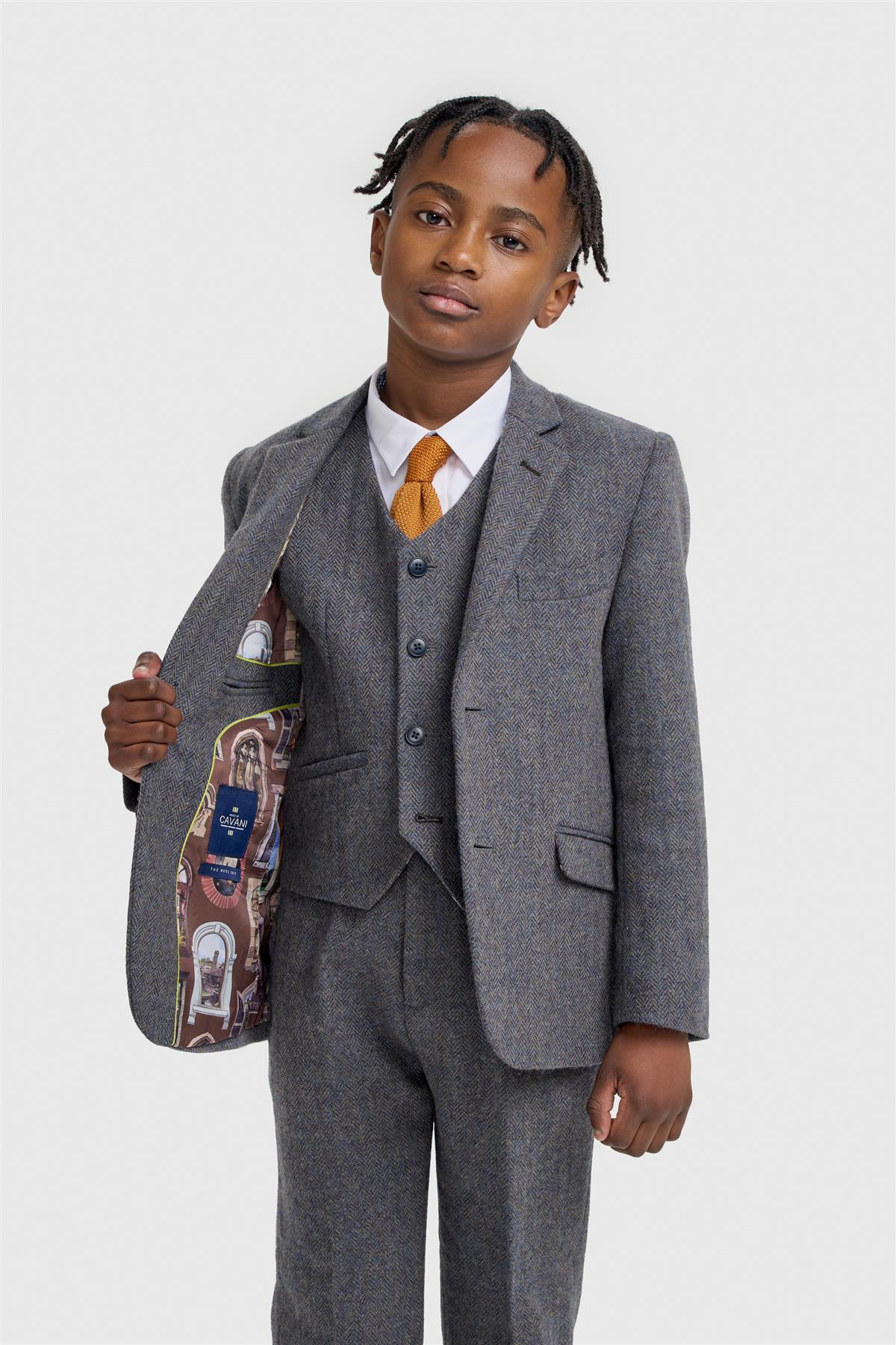 Boys Thomas Savoy Tweed Suit