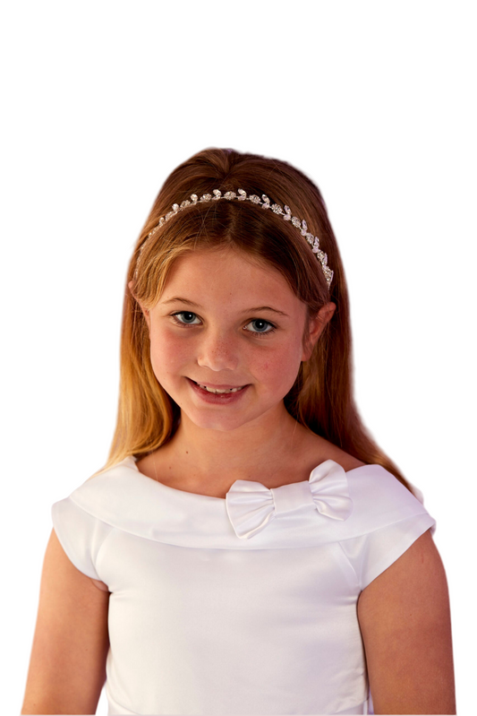 Diamante Communion Hair Accessory/Belt