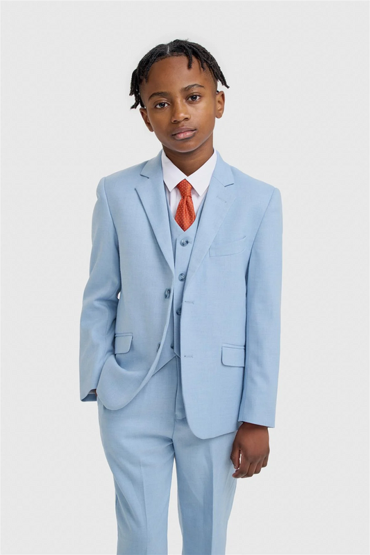 Cavani Boys Miami Sky Blue Suit