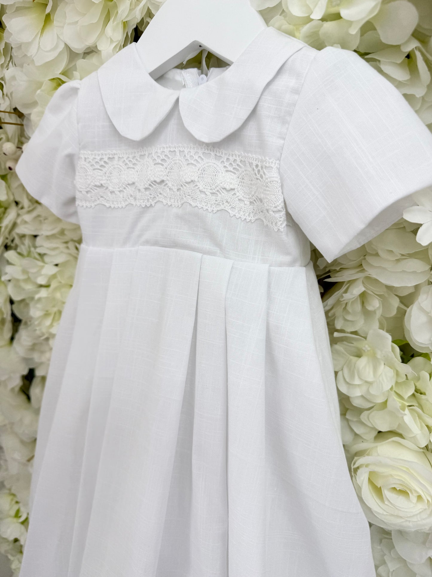 Millie Grace Sam Unisex Christening Gown & Bonnet
