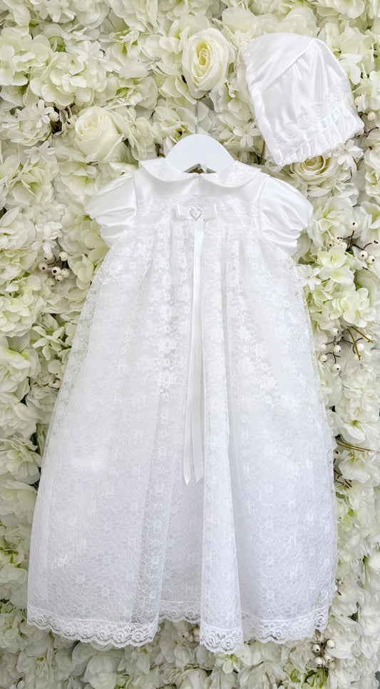Millie Grace Miley Christening Gown & Bonnet