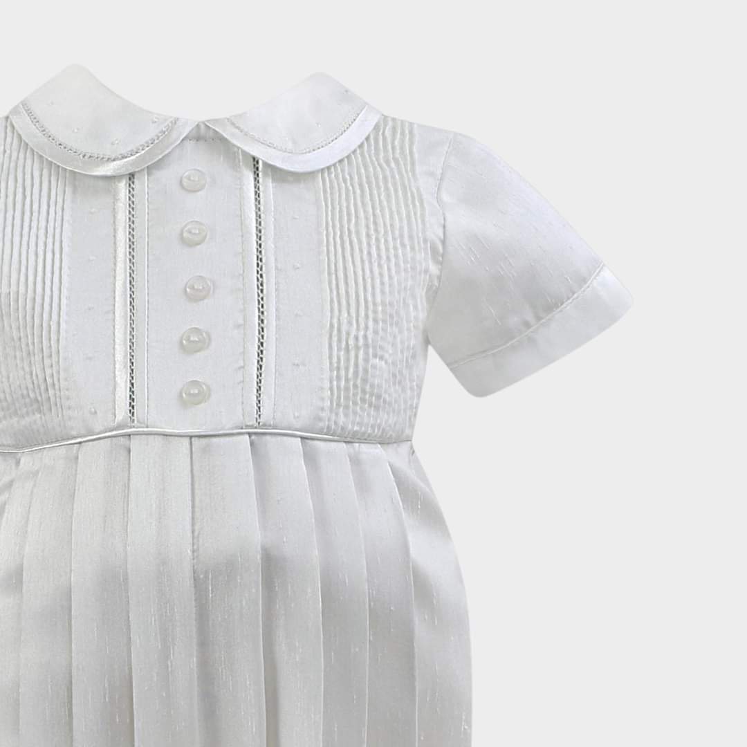 Sarah Louise - White Ceremonial Romper & Cap