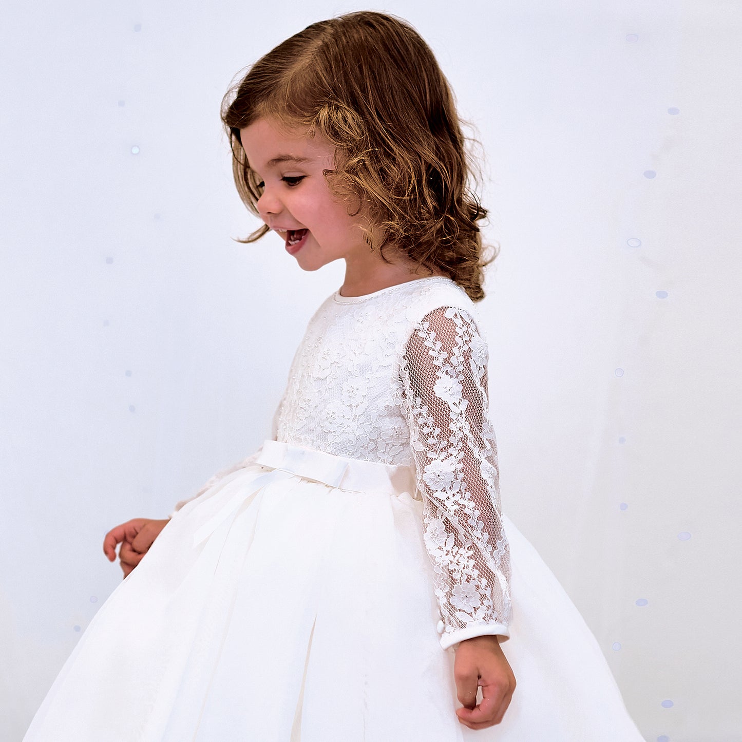 Sarah Louise Ivory Flower Girl & Ceremonial Dress