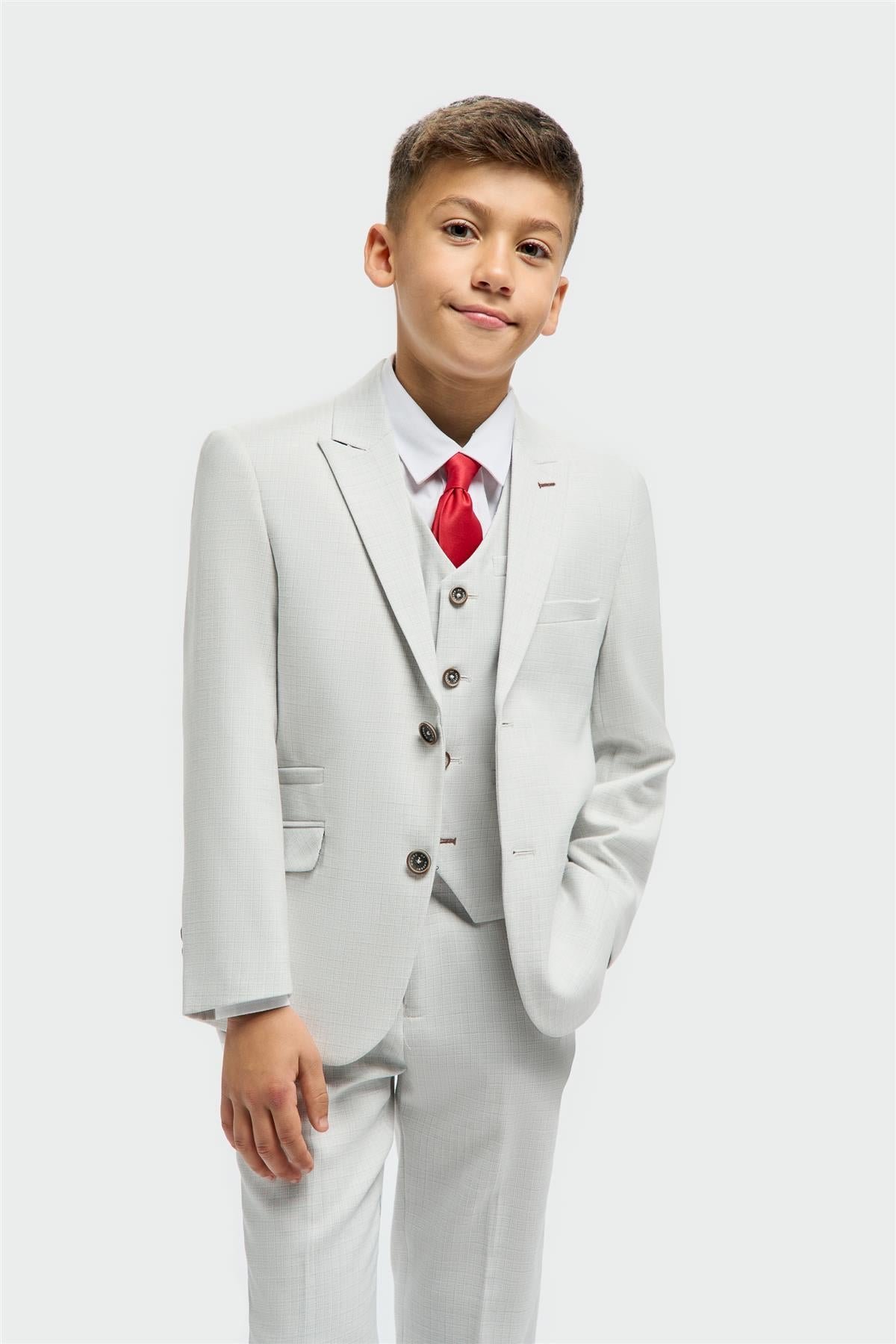 Cavani Boys Tropez Slate Suit