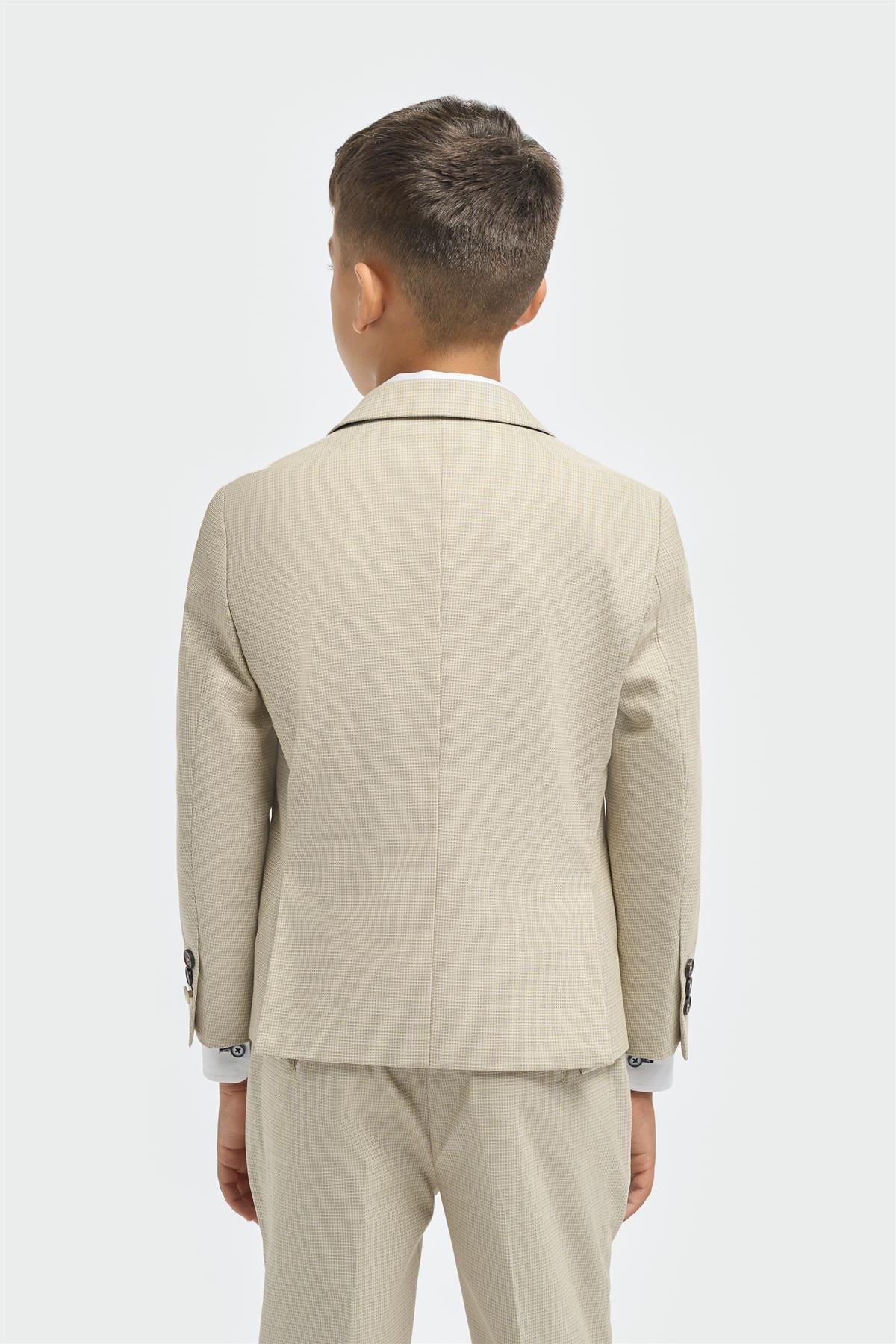 Cavani Boys Hampton Beige Suit