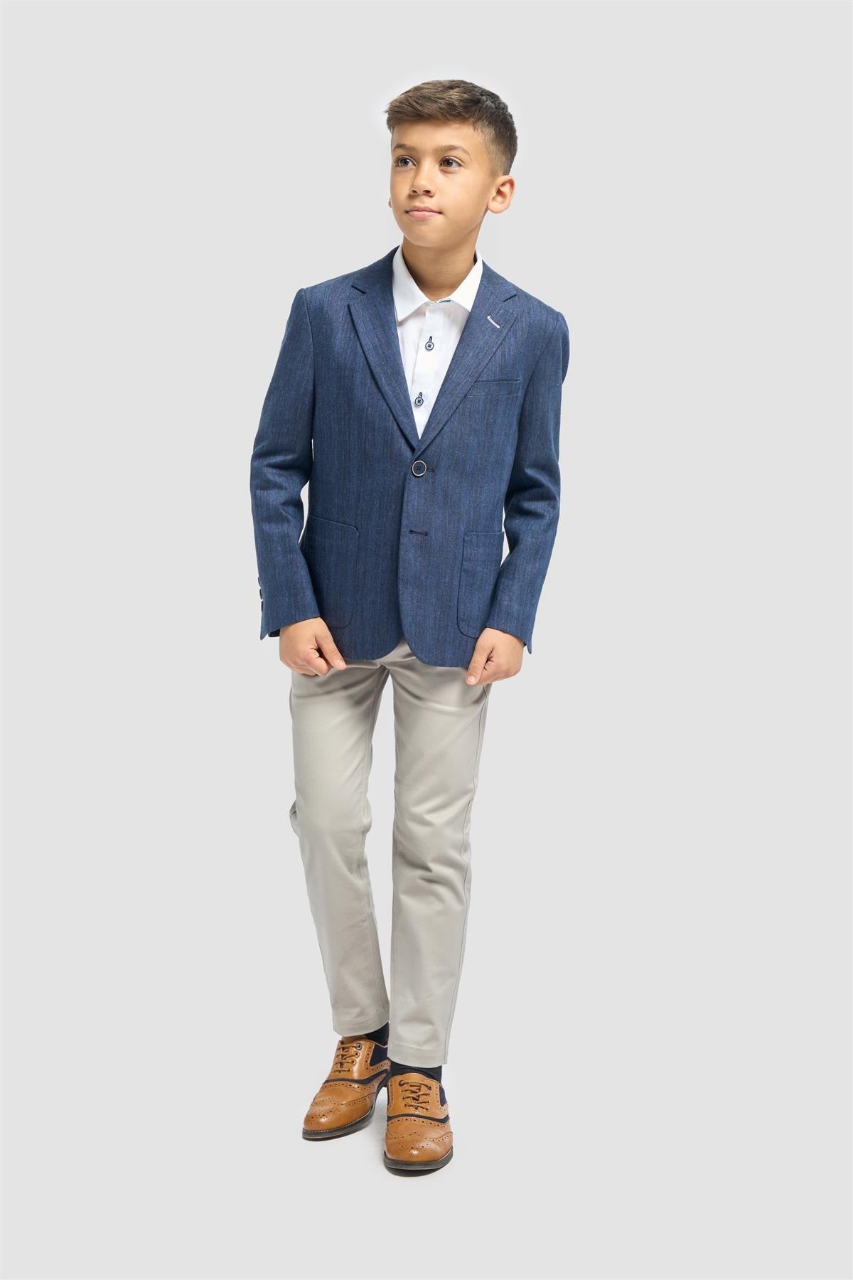 Cavani Boys Boys Luigi Navy Blazer