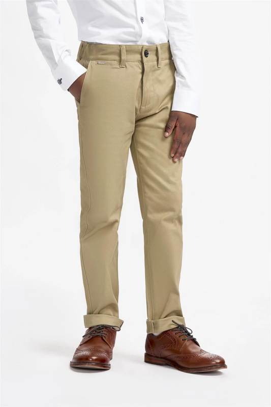 Cavani Boys Dakota Chinos Stone