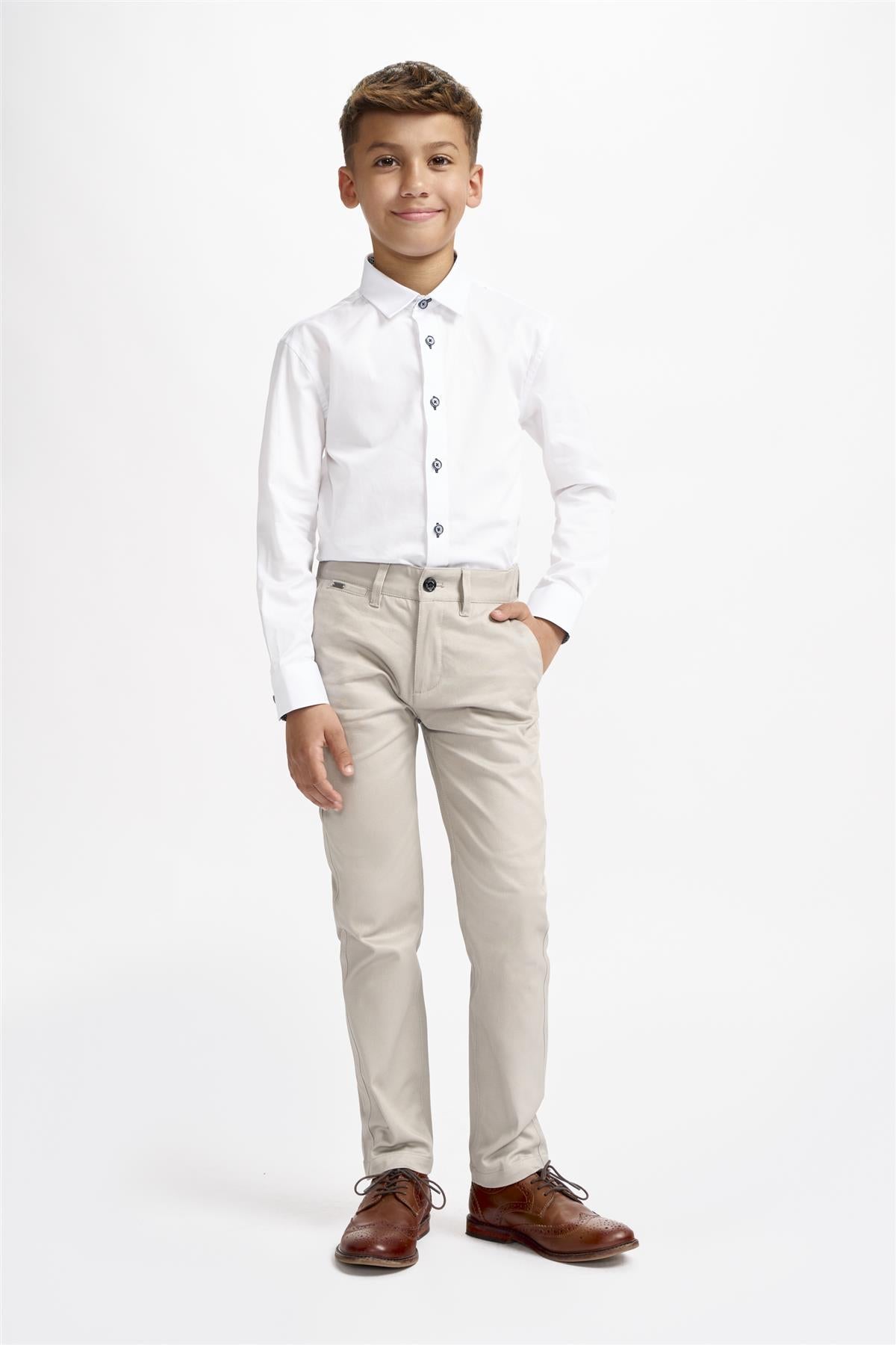 Cavani Boys Dakota Chinos Slate