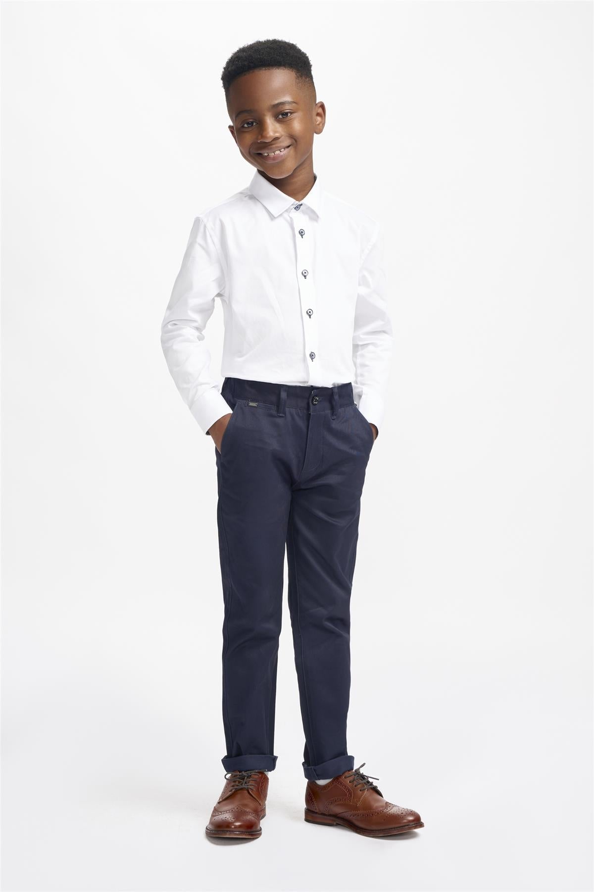 Cavani Boys Dakota Chinos Navy