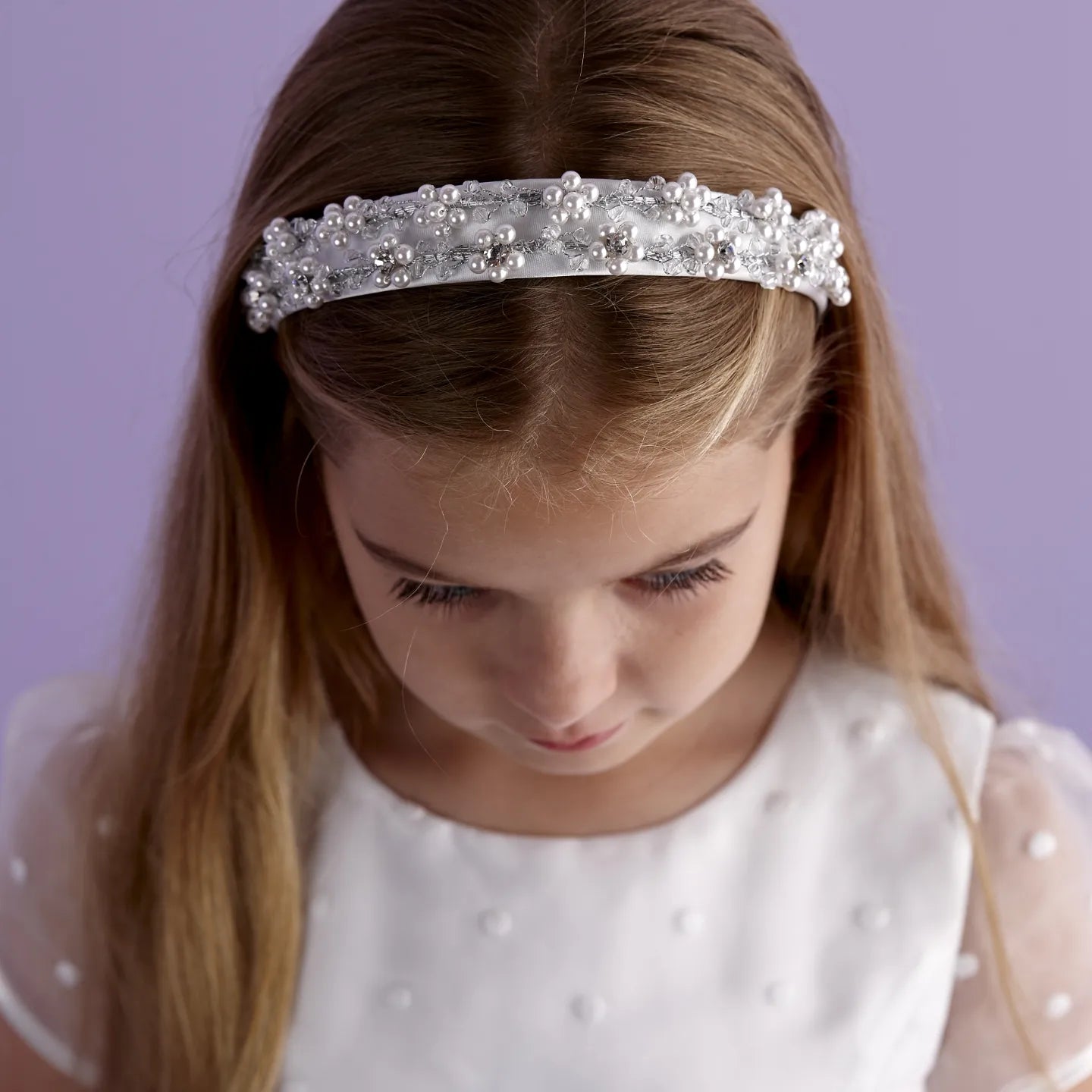 Girls Pearl Girls Communion Hairband