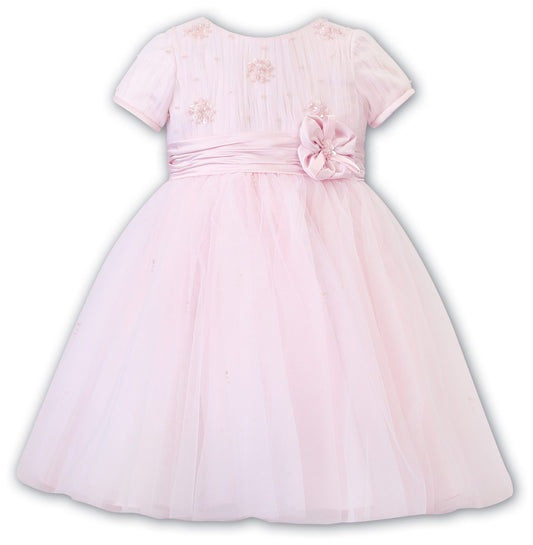 SALE LAST ONE Sarah Louise Pink Flower Girl Dress