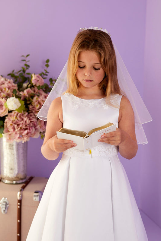 Embellished Comb Communion Veil