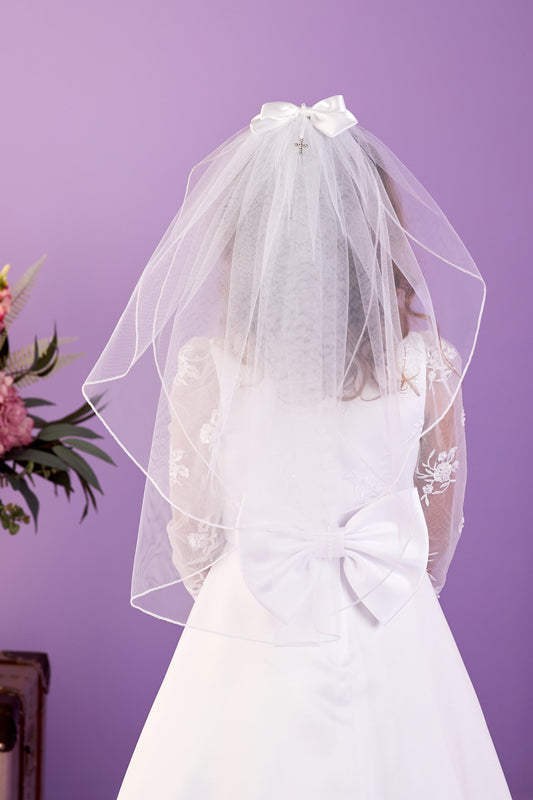 Bow & Cross Communion Veil