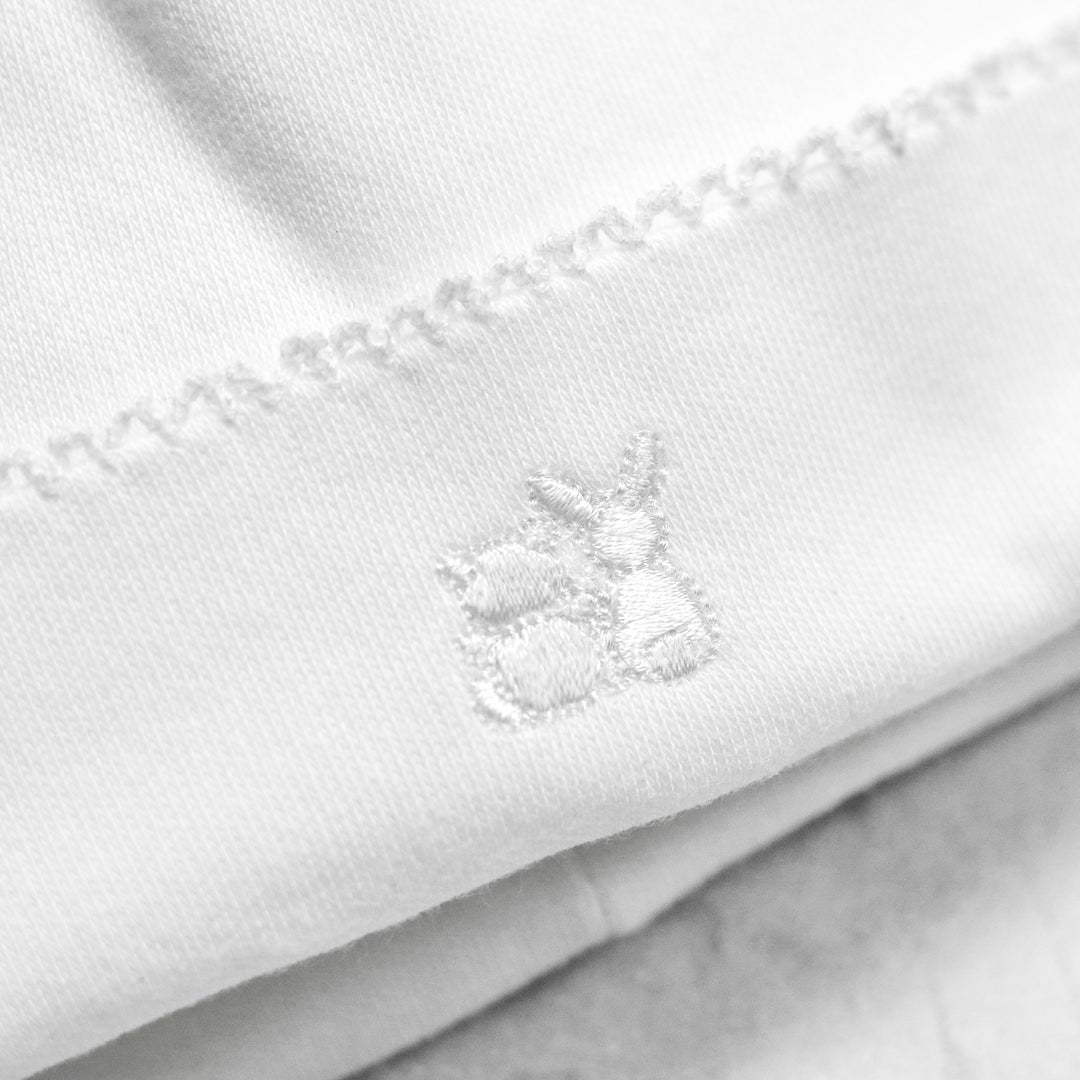 Emile et Rose Heath White Unisex Babygrow & Hat
