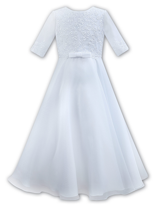 Sarah Louise Clover Mid Sleeve Communion Dress