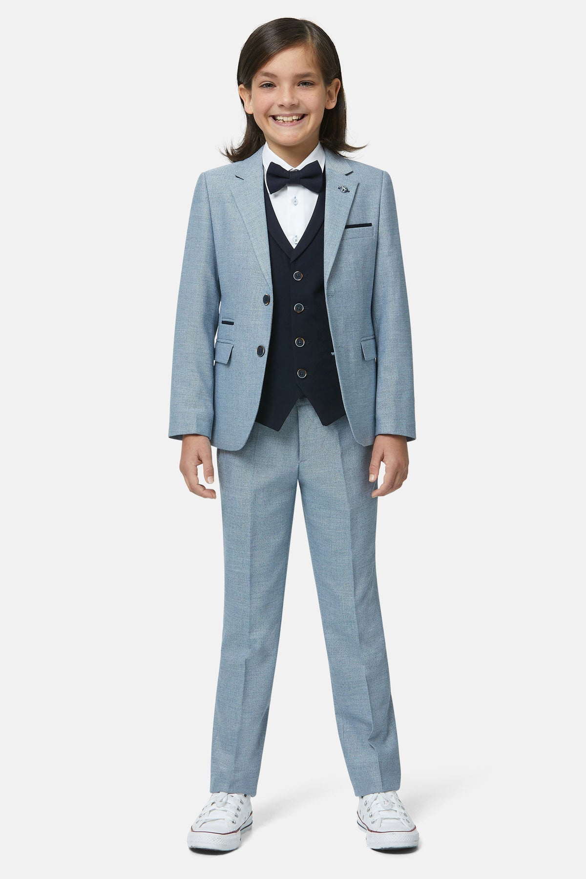 Benetti Napoli Smoke Boys 3 Piece Suit