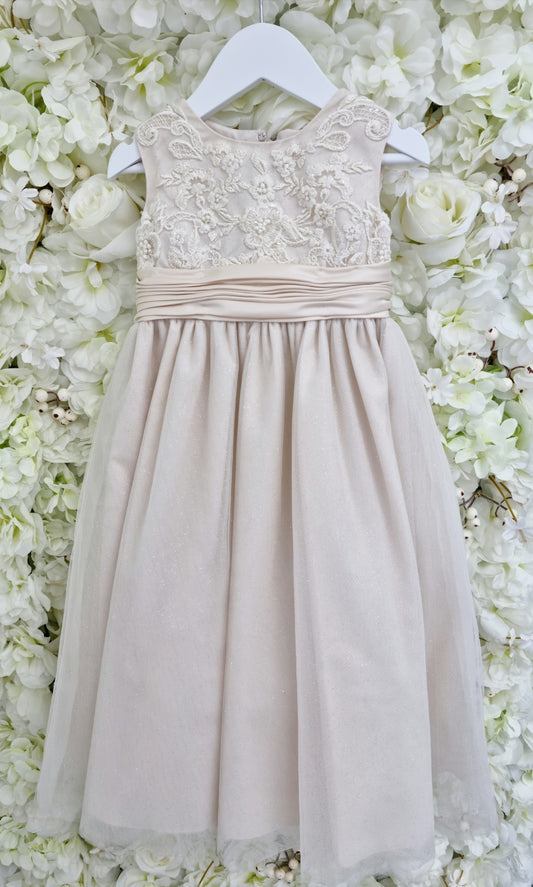 Bella Champagne Occasion Dress