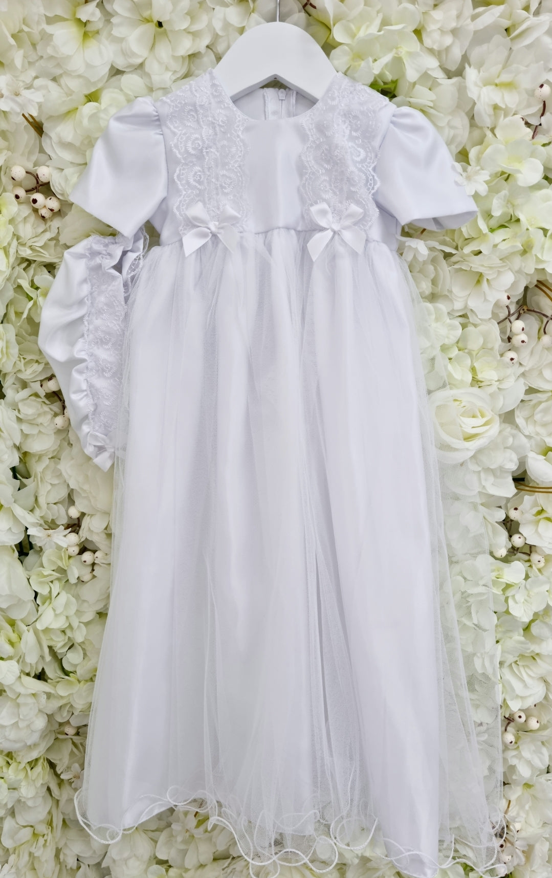 Joy Christening Gown & Bonnet