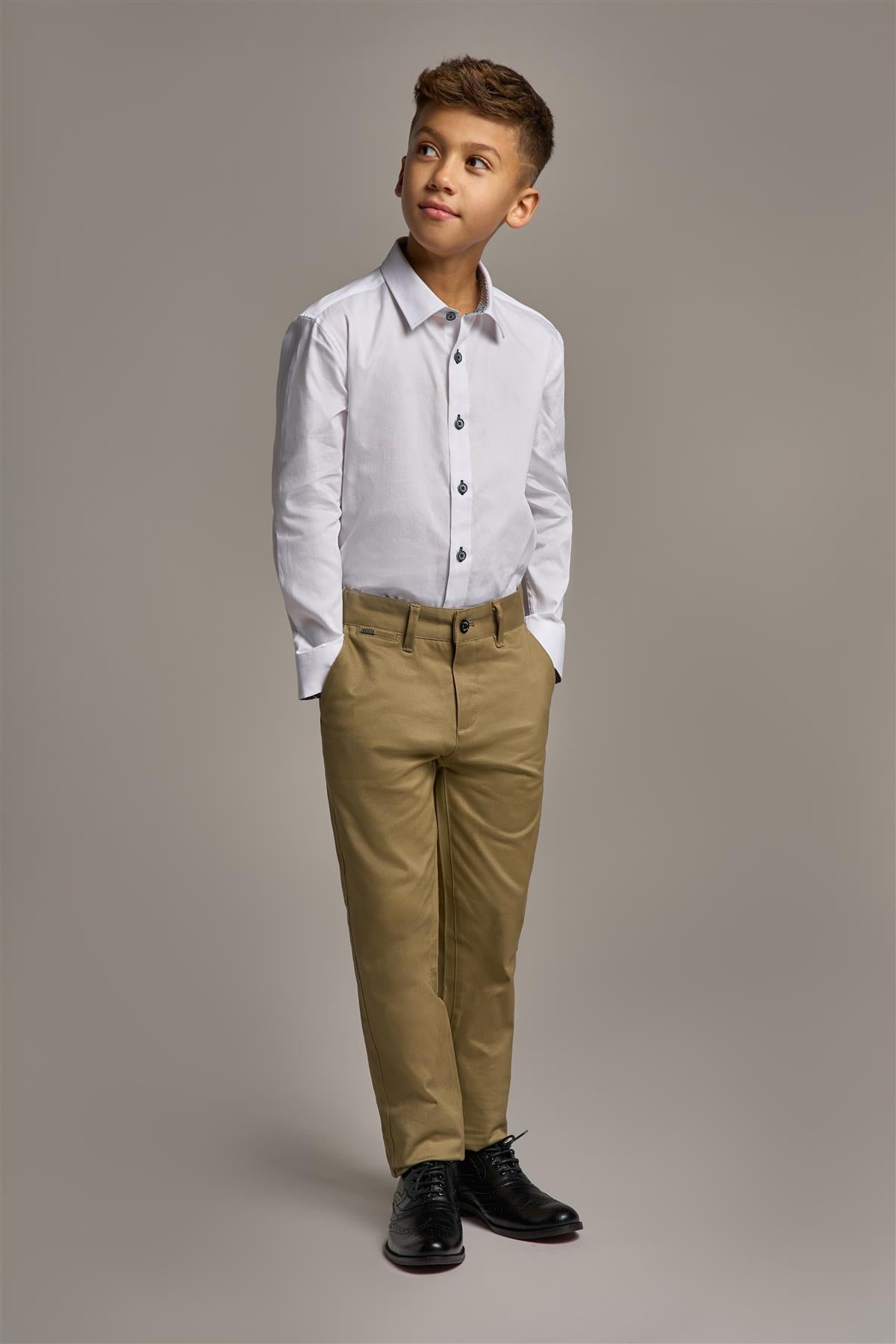 Cavani Dakota Camel Boys Chinos