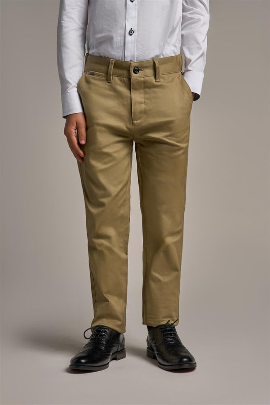 Cavani Dakota Camel Boys Chinos