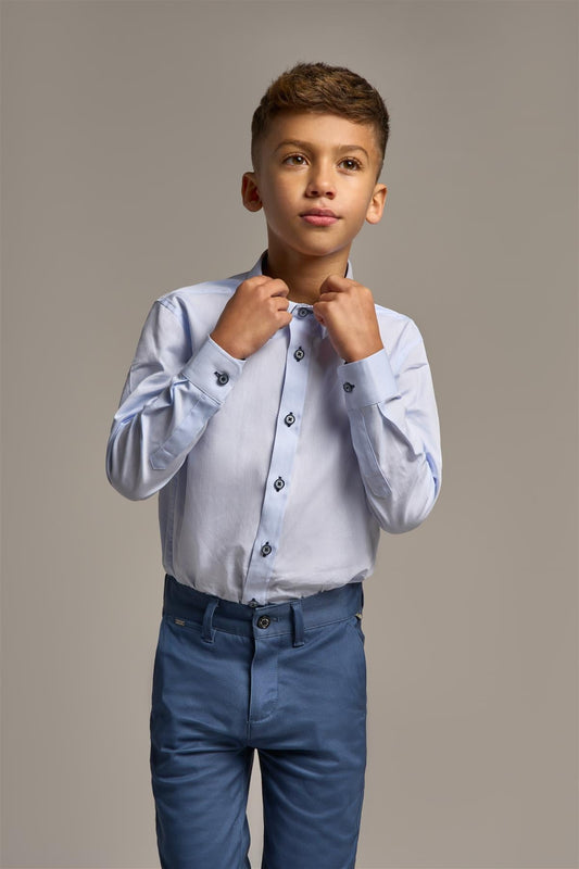 Cavani Noble Boys Blue Shirt