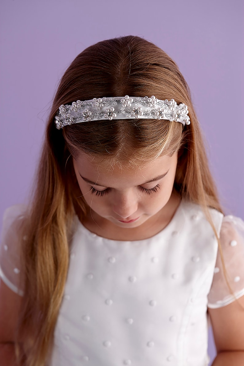 Girls Pearl Girls Communion Hairband